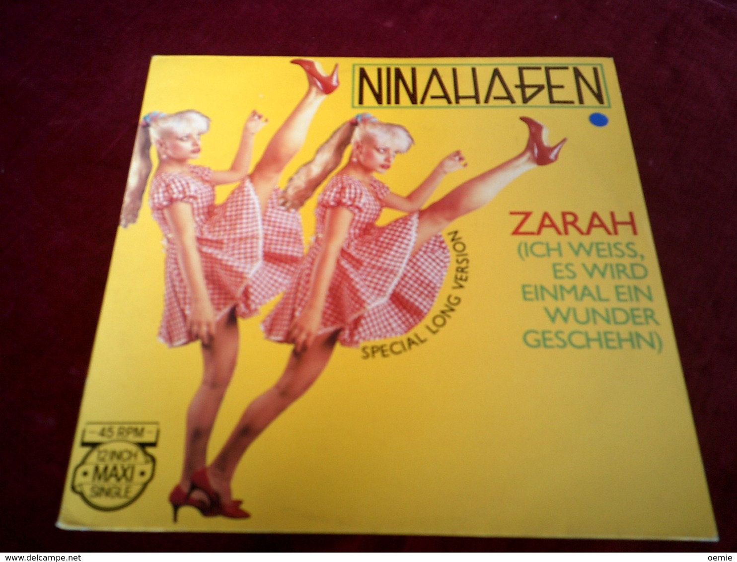NINA HAGEN  ° ZARAH - 45 Rpm - Maxi-Single