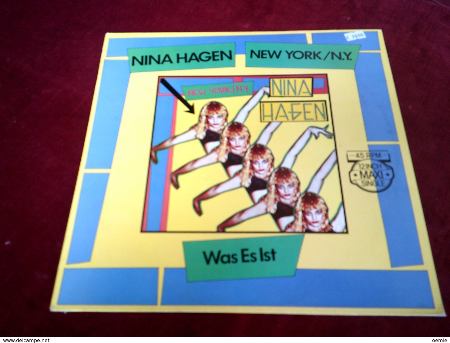 NINA HAGEN  ° NEW YORK  / NY   / WAS ES IST - 45 T - Maxi-Single