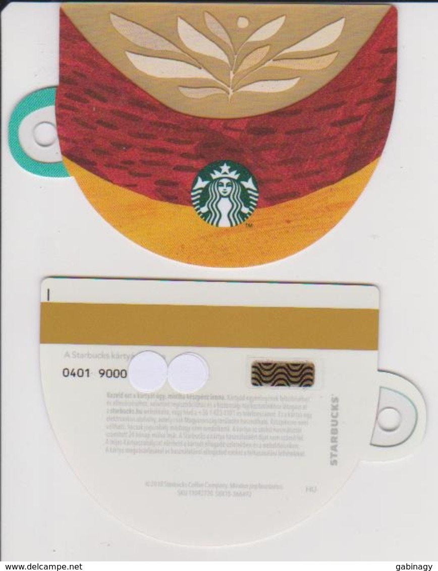 GIFT CARD - STARBUCKS - HUNGARY - HU-SB-009I - CUP WITH I - Cartes Cadeaux