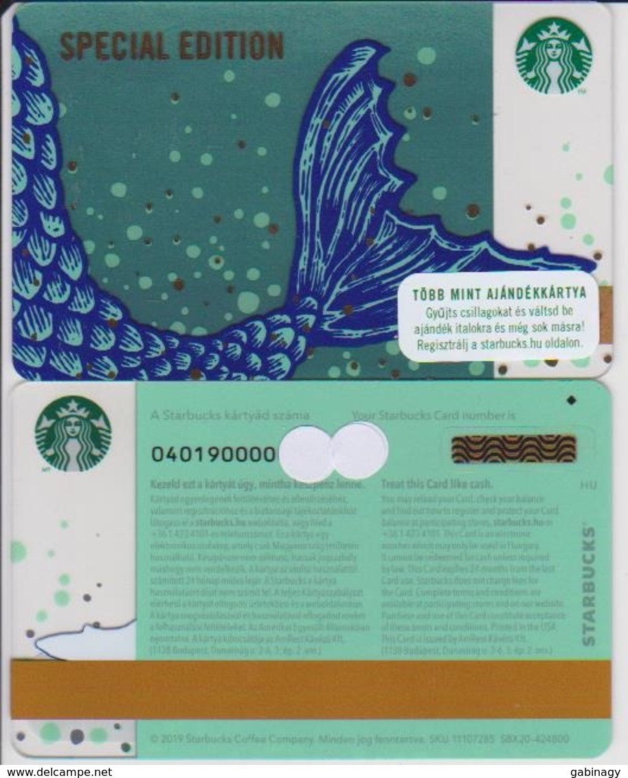 GIFT CARD - STARBUCKS - HUNGARY - HU-SB-016D - SPECIAL EDITION WITH DIAMOND - Cartes Cadeaux