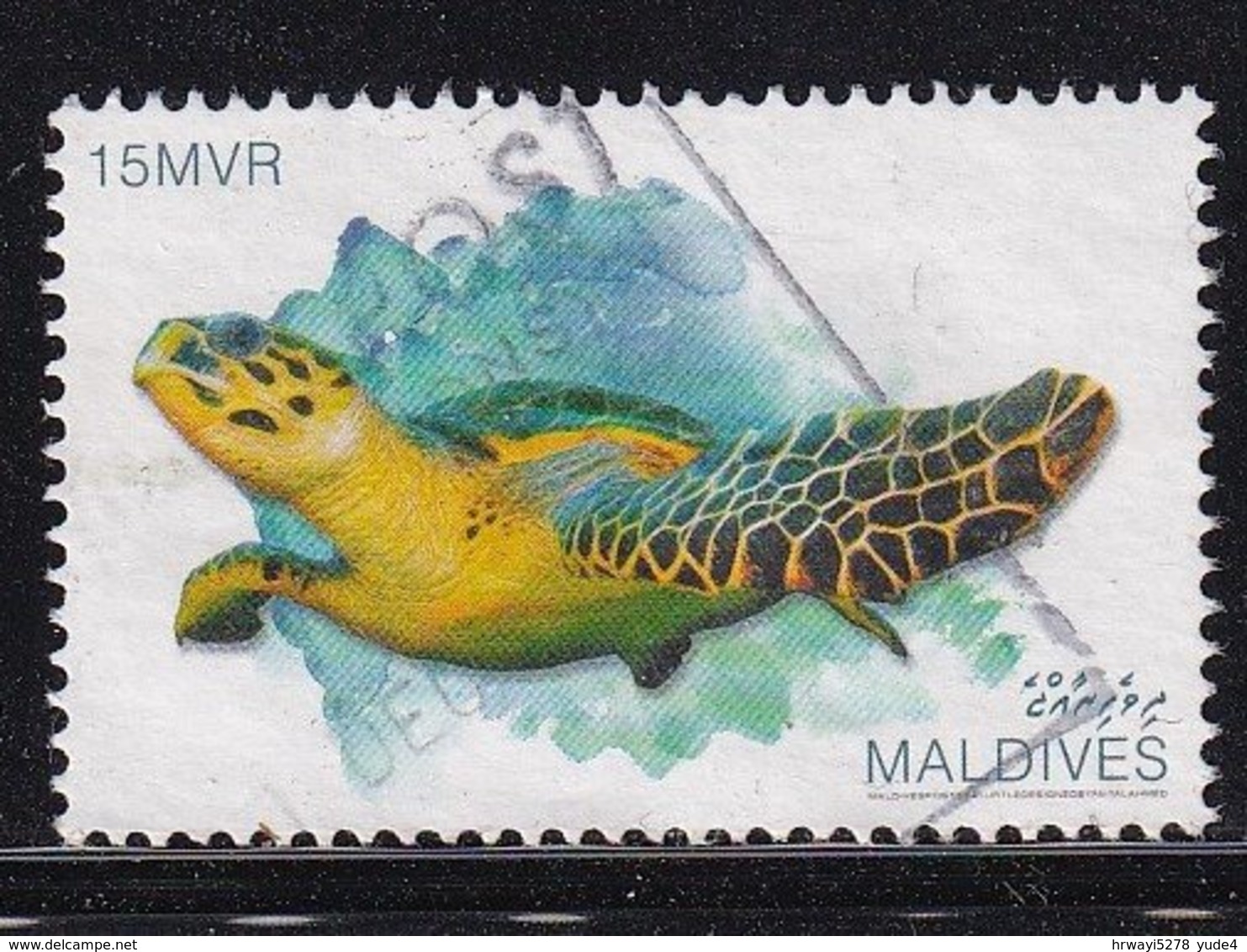 Maldives, Turtle, Vfu - Malediven (1965-...)