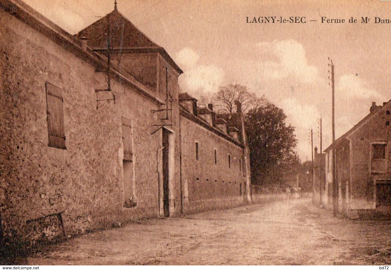 LAGNY LE SEC ( 60 ) - Ferme De Mr DAUDIE - Autres & Non Classés