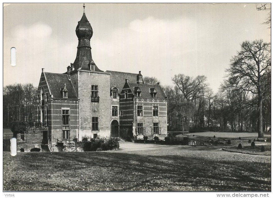 Ganshoren : Le Chateau De Rivieren  : Format 14.5 X 10.5 Cm  (1963  CPA Carnet  -  Carnet Kaart  See Scan ) - Ganshoren