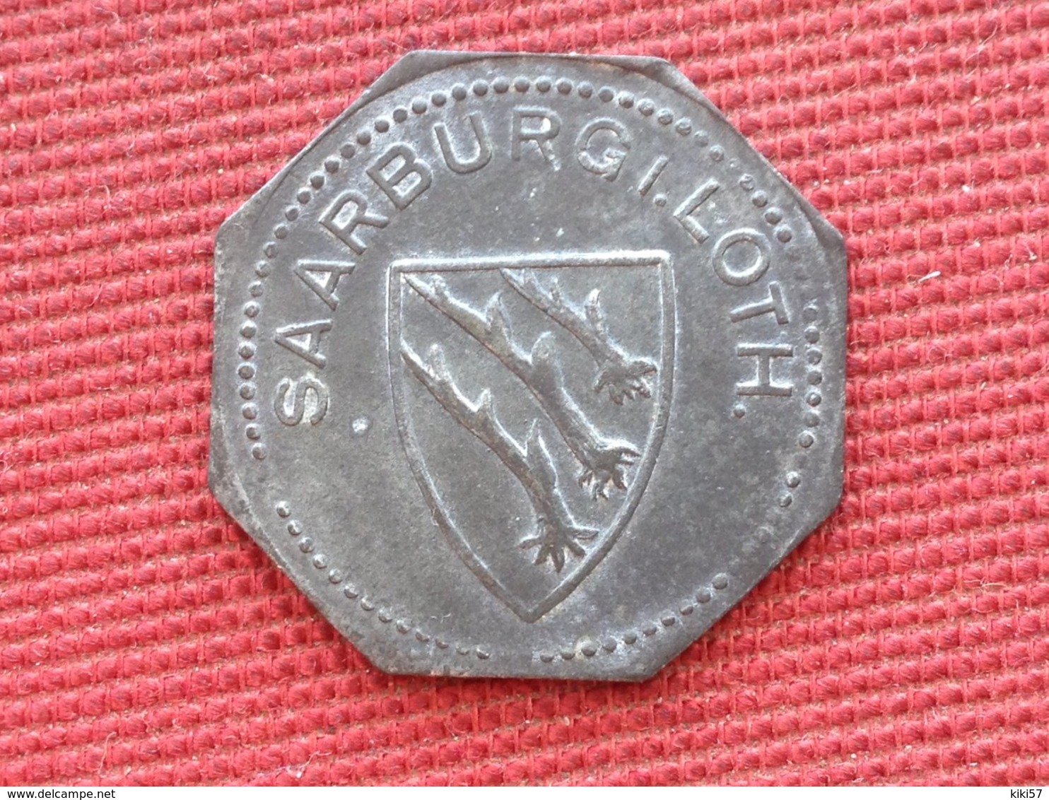 FRANCE Jeton De 50 Pfennig De Sarrebourg Superbe état - Monétaires / De Nécessité