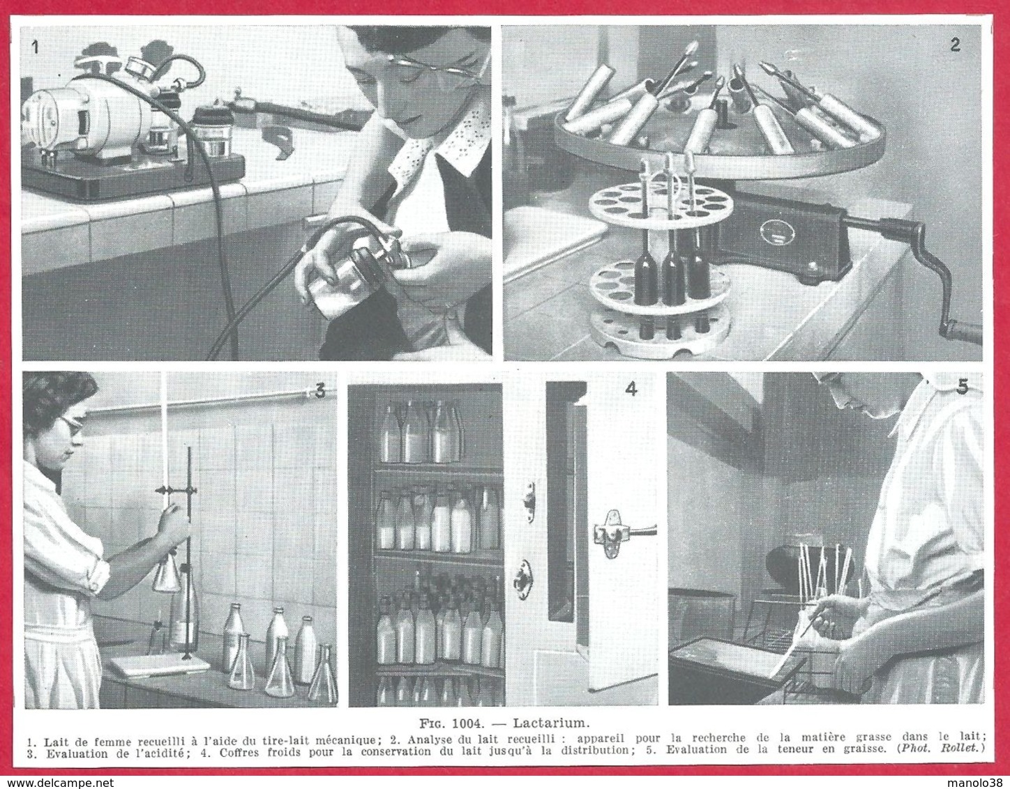 Lactarium, Recto. Laboratoire Verso. Larousse Médical 1974. - Non Classés