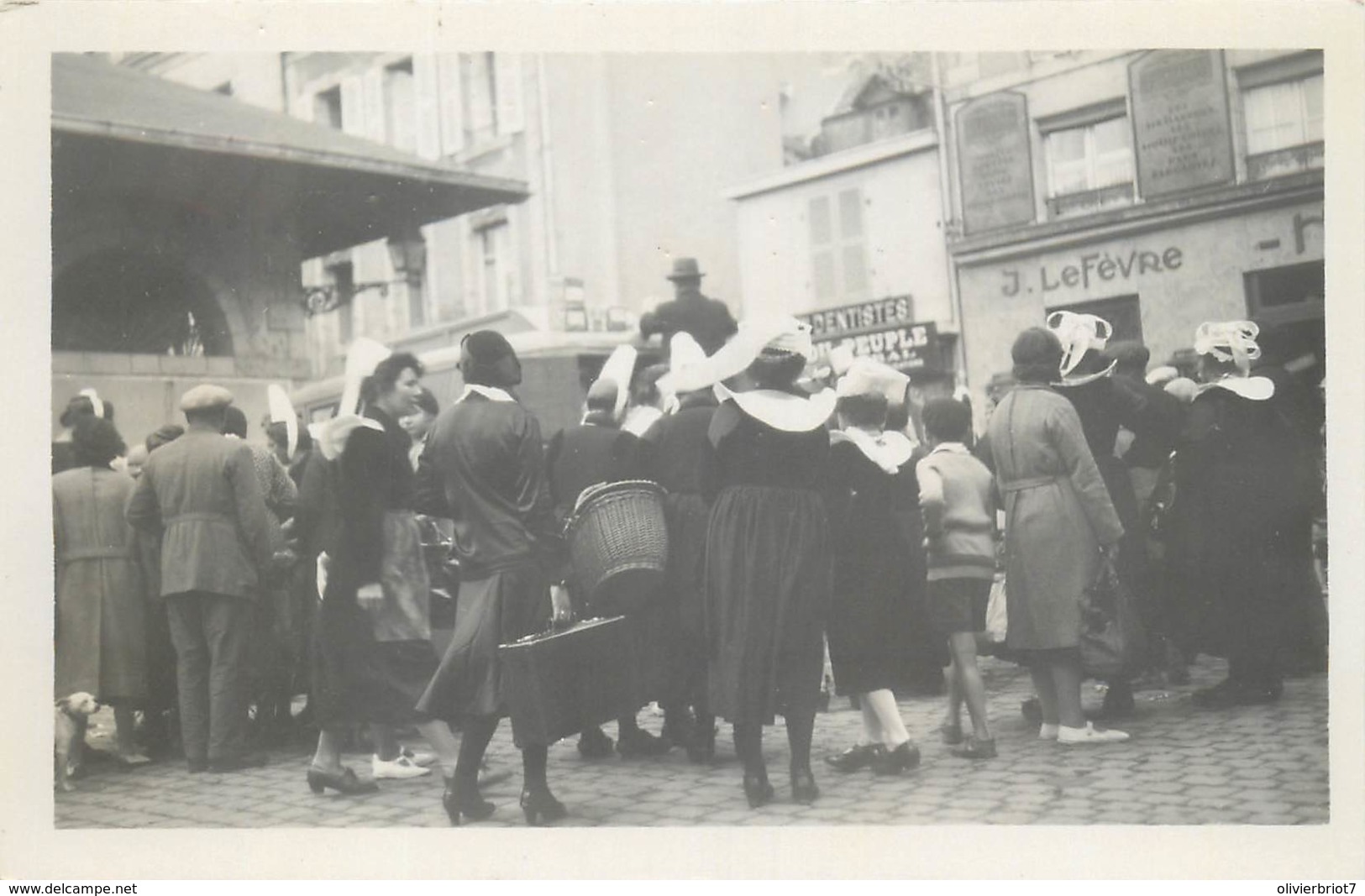 France - Carte-Photo à Identifier - Probablement Marché En Bretagne Ou Normandie - Zu Identifizieren