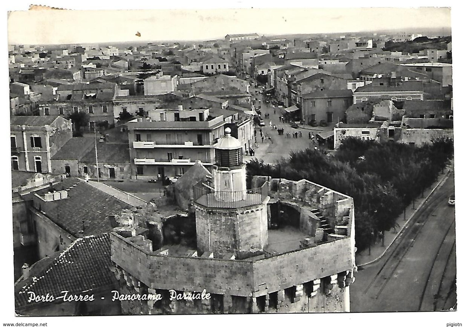 SS074 - PORTO TORRES - PANORAMA PARZIALE  -  F.G. VIAGGIATA 1962 - Sassari