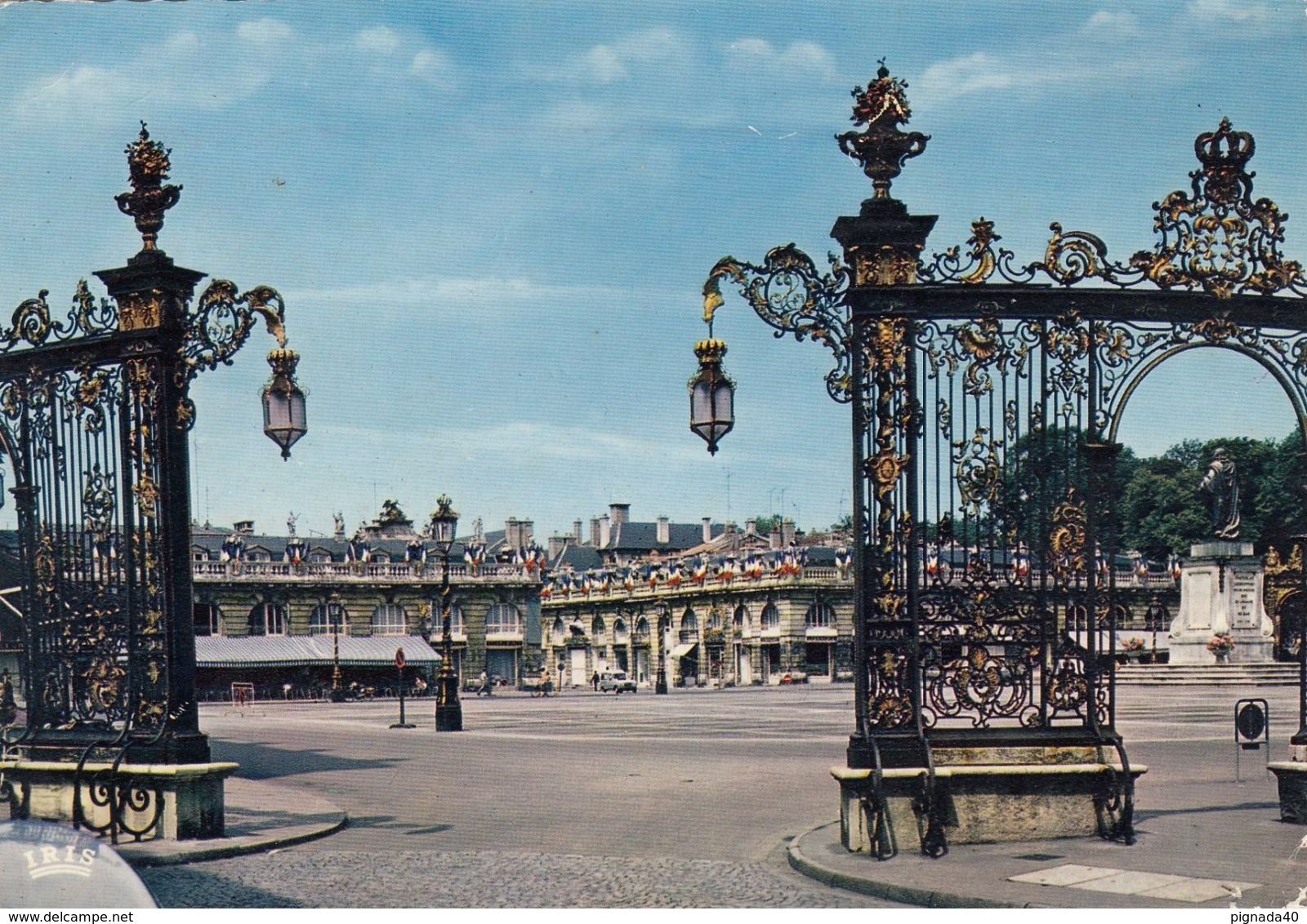 Cp , 54 , NANCY , La Place Stanislas Et Les Grilles En Fer Forgé De Jean Lamour - Nancy