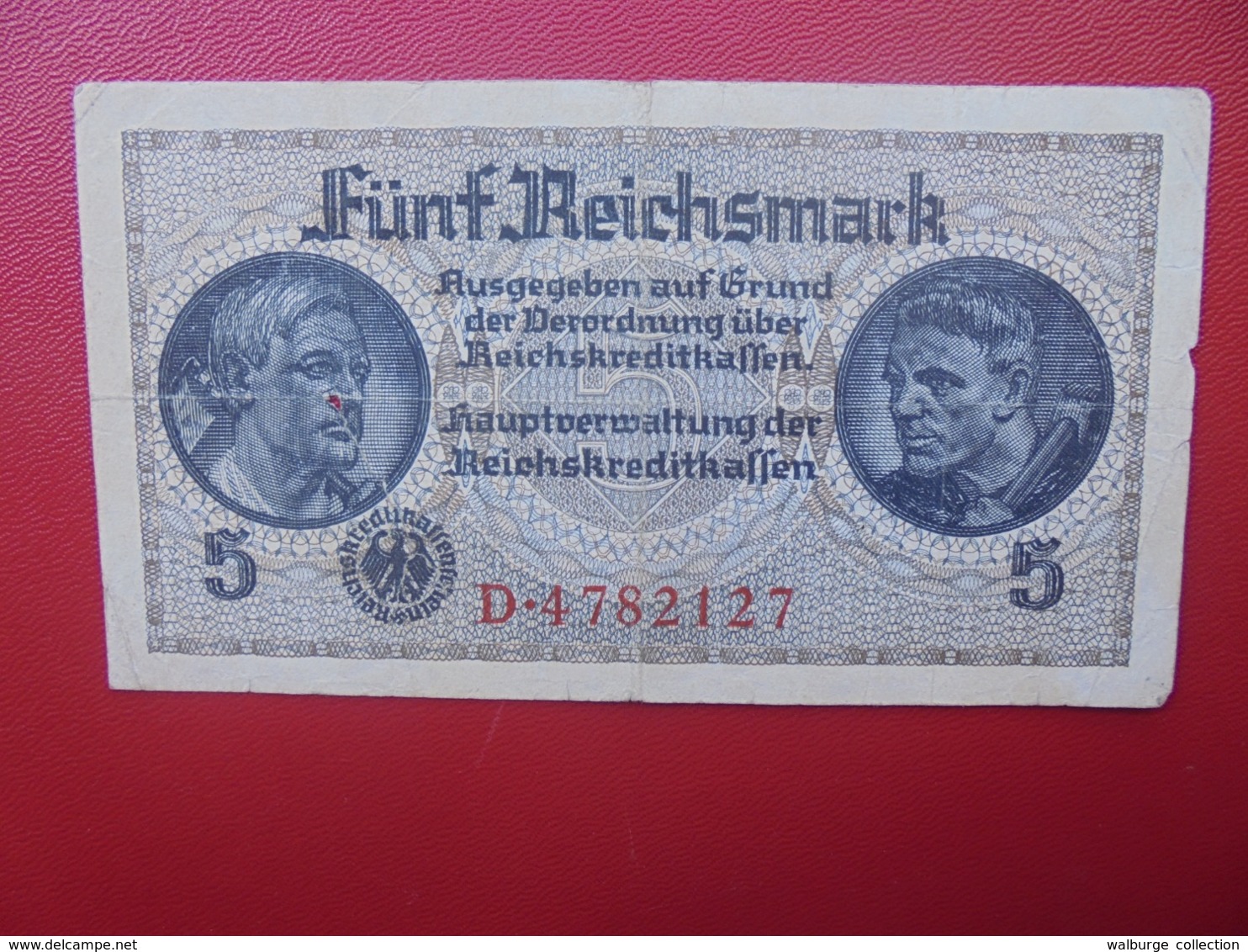 3eme Reich 5 MARK 1942 CIRCULER (B.4) - 5 Reichsmark