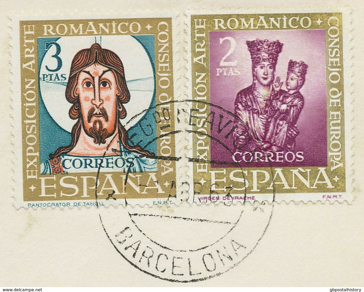 SPANIEN 3 Erstflüge M Dt.Lufthansa 1963 Von BARCELONA U 1963/76 Von MADRID N BRD - Storia Postale