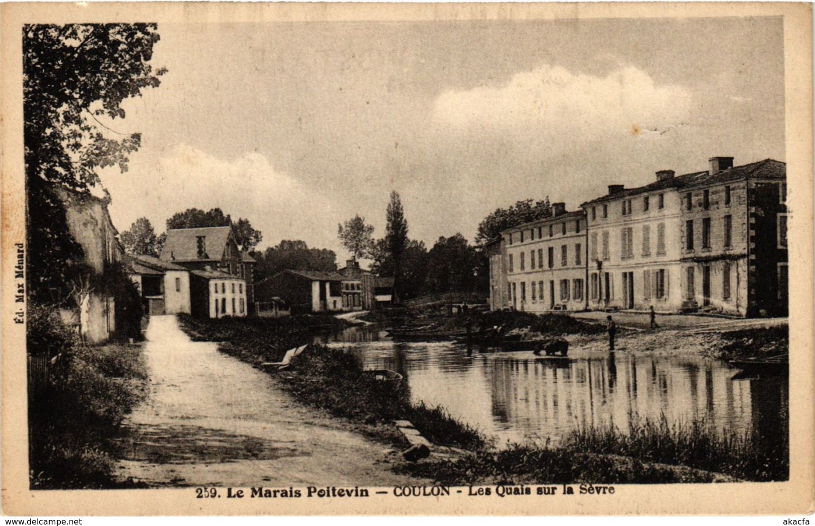 CPA Le MARAIS POITEVIN - Coulon - Les Quaiiis Sur La Sevre (297394) - Autres & Non Classés