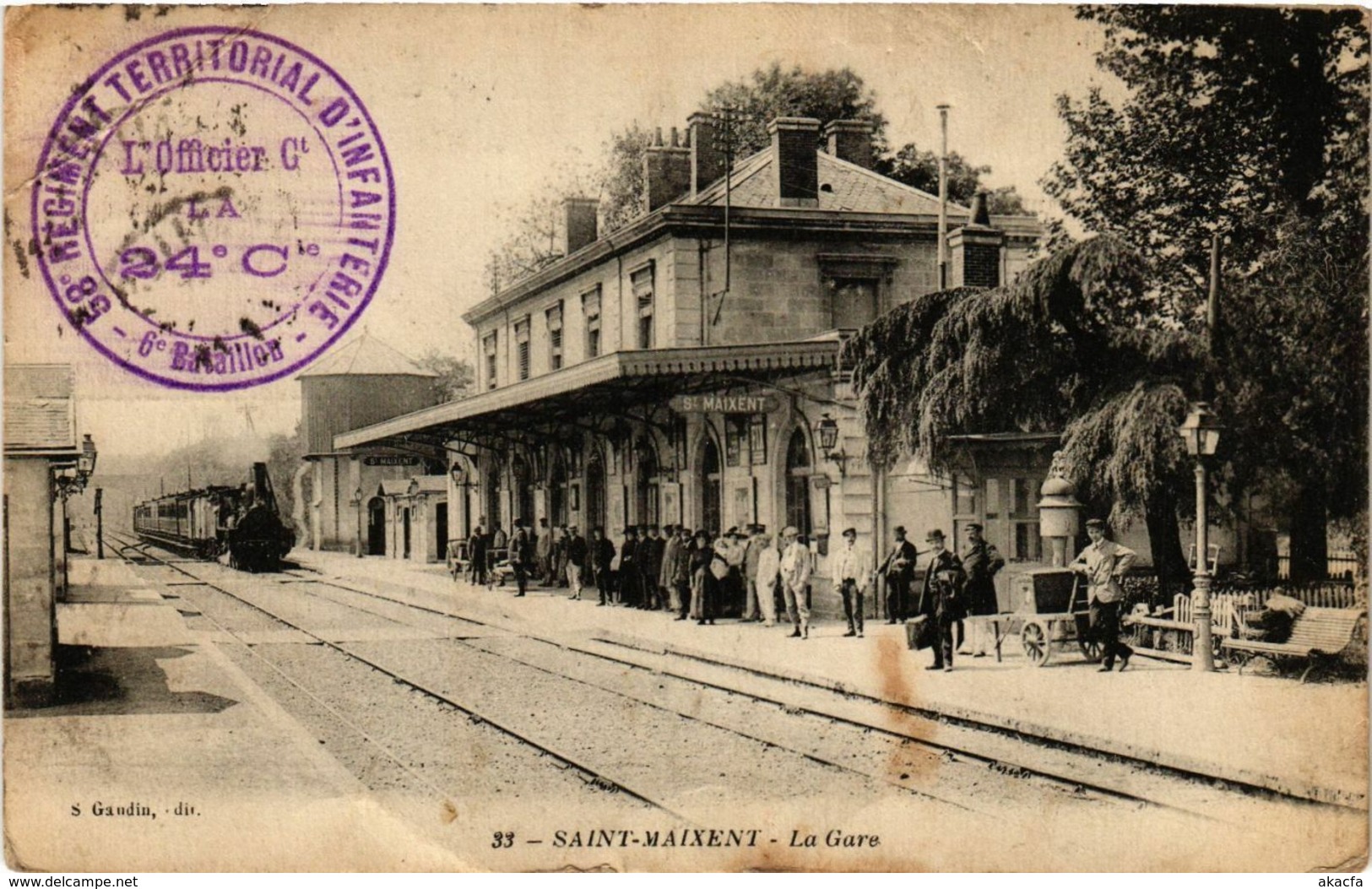 CPA St-MAIXENT - La Gare (297497) - Saint Maixent L'Ecole