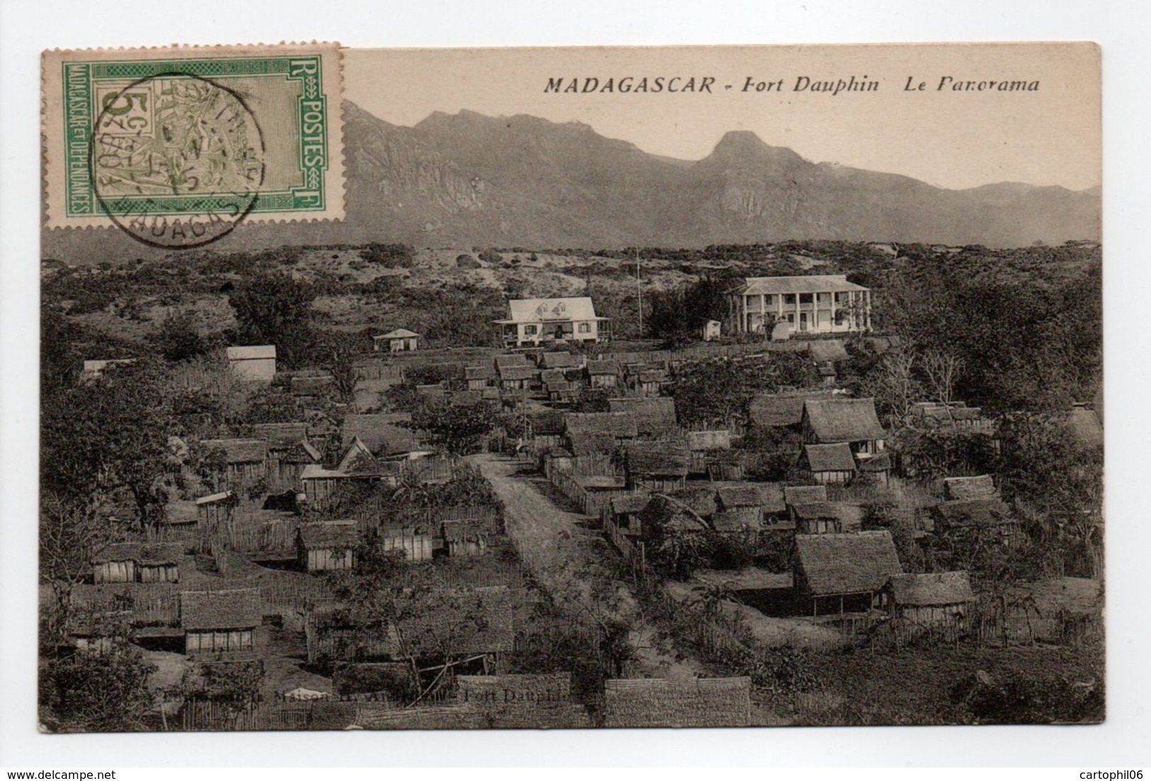 - CPA FORT-DAUPHIN (Madagascar) - Le Panorama 1915 - Edition Annequin - - Madagascar