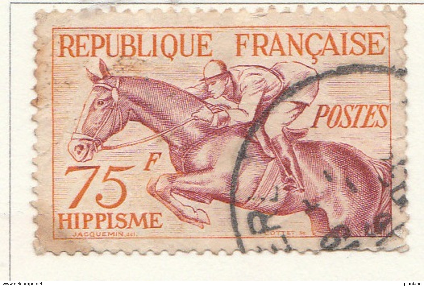 PIA - FRA - 1953 : Giochi Olimpici Del 1952 A Helsinki - Ippica - (Yv 965) - Paardensport