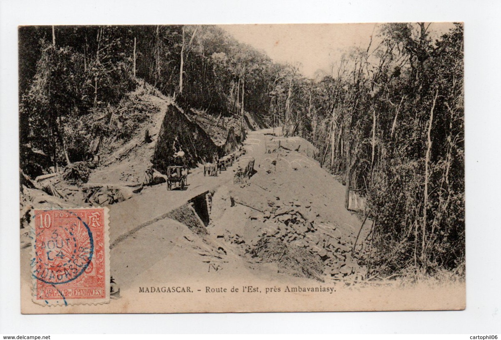 - CPA MADAGASCAR - Route De L'Est, Près Ambavaniasy 1904 - - Madagaskar