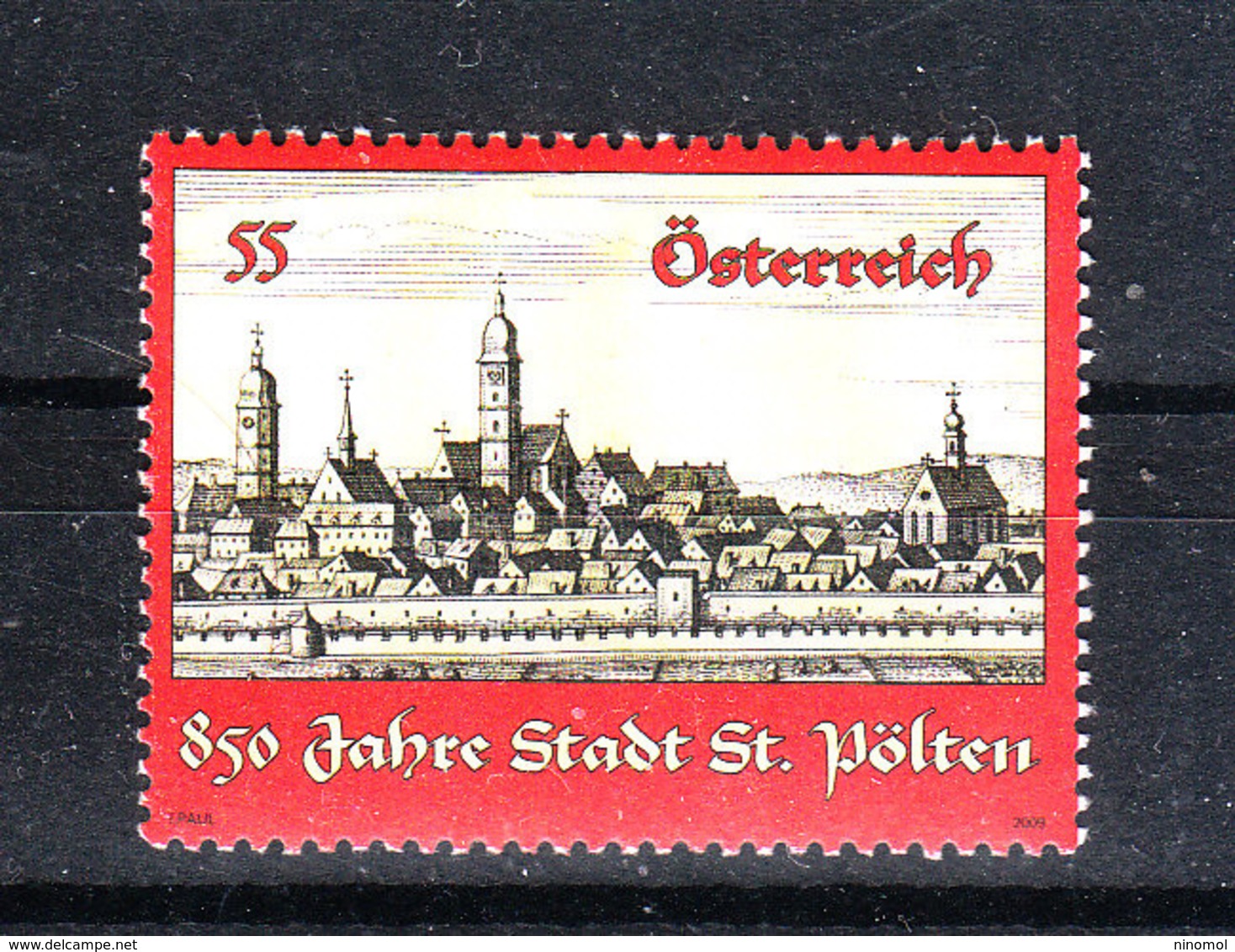 Austria  - 2009. Anniv. Della Città Di St Polten. View. MNH - Geografia