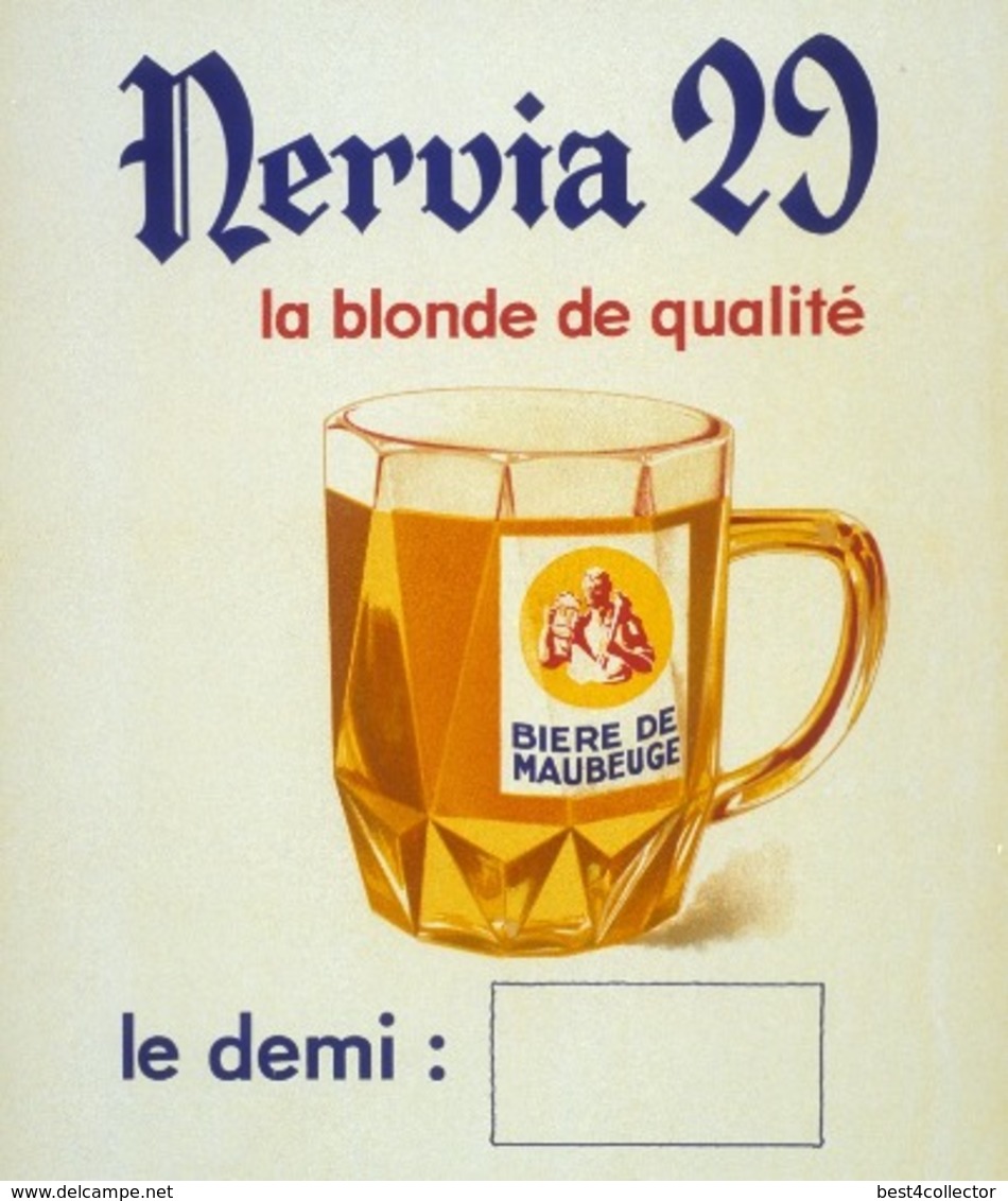 @@@ MAGNET - Nervia 29 La Blonde De Qualité. Bière De Maubeuge - Advertising