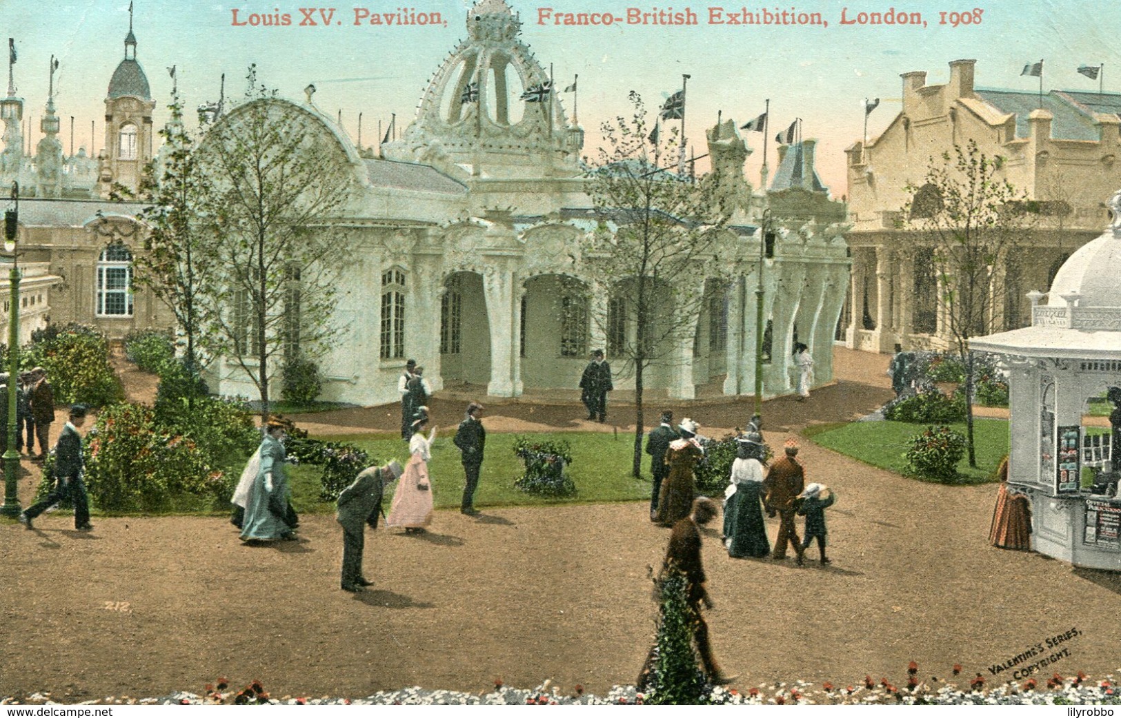 UNITED KINGDOM Franco-British Exhibition London -  Louis XV Pavilion 1908 - Esposizioni