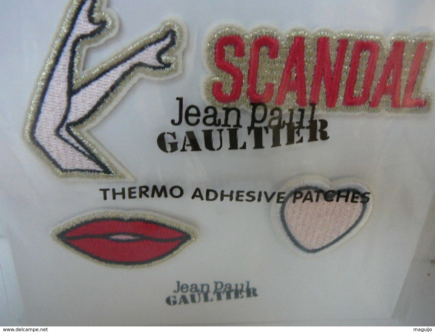 GAULTIER "SCANDAL"  THERMO ADHESIVES PATCHES SOUS BLISTER  LE DERNIER   LIRE ET VOIR!! - Miniatures Femmes (avec Boite)