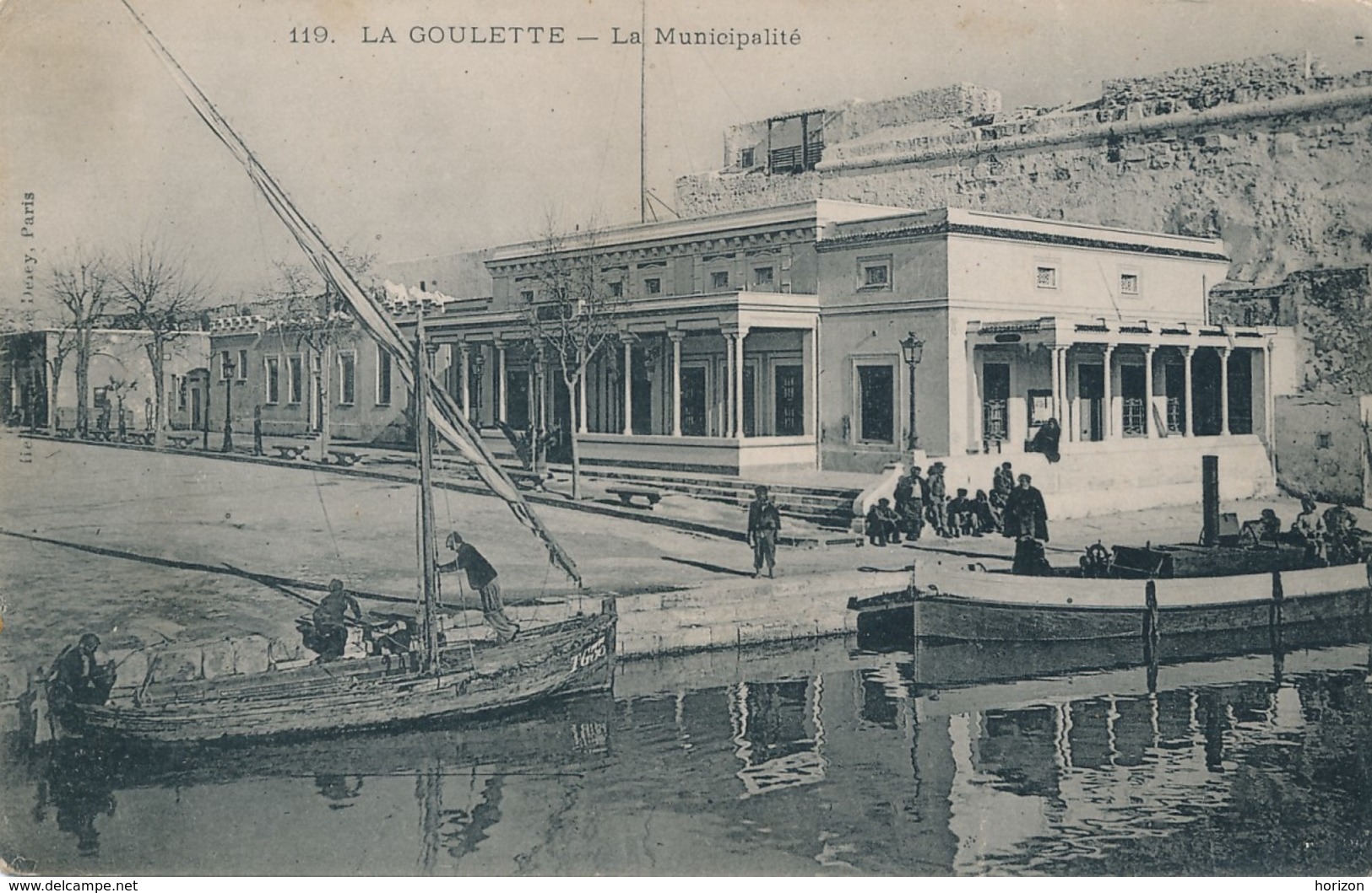 XTUN.7.  LA GOULETTE - La Municipalité - 1943 - Tunisie