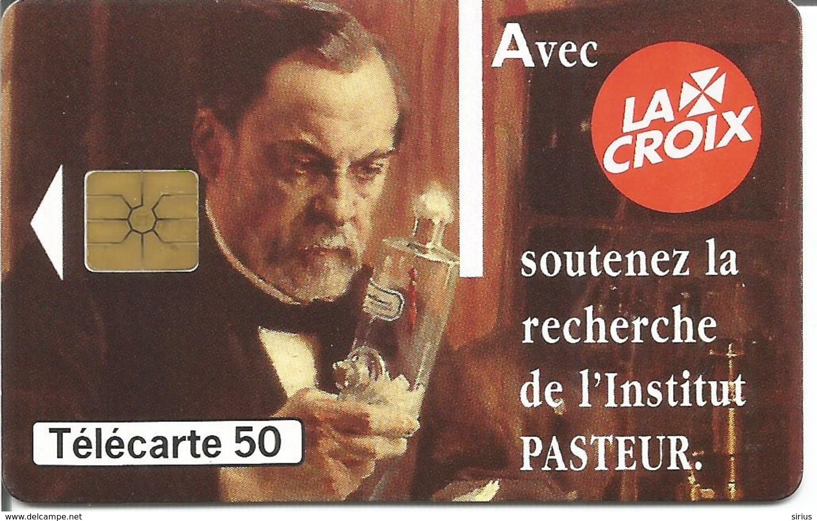 Télécarte JAVEL LACROIX - INSTITUT PASTEUR - 50 U GEM - 11/95 Utilisée N° 581 - 1995