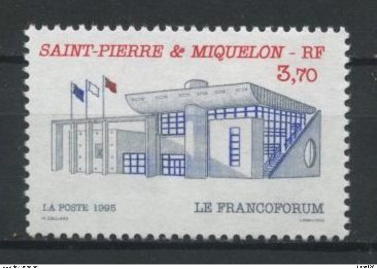 SPM MIQUELON 1995 N° 621 ** Neuf MNH Superbe C 2 €  Le Francoforum Bâtiments Publics - Neufs