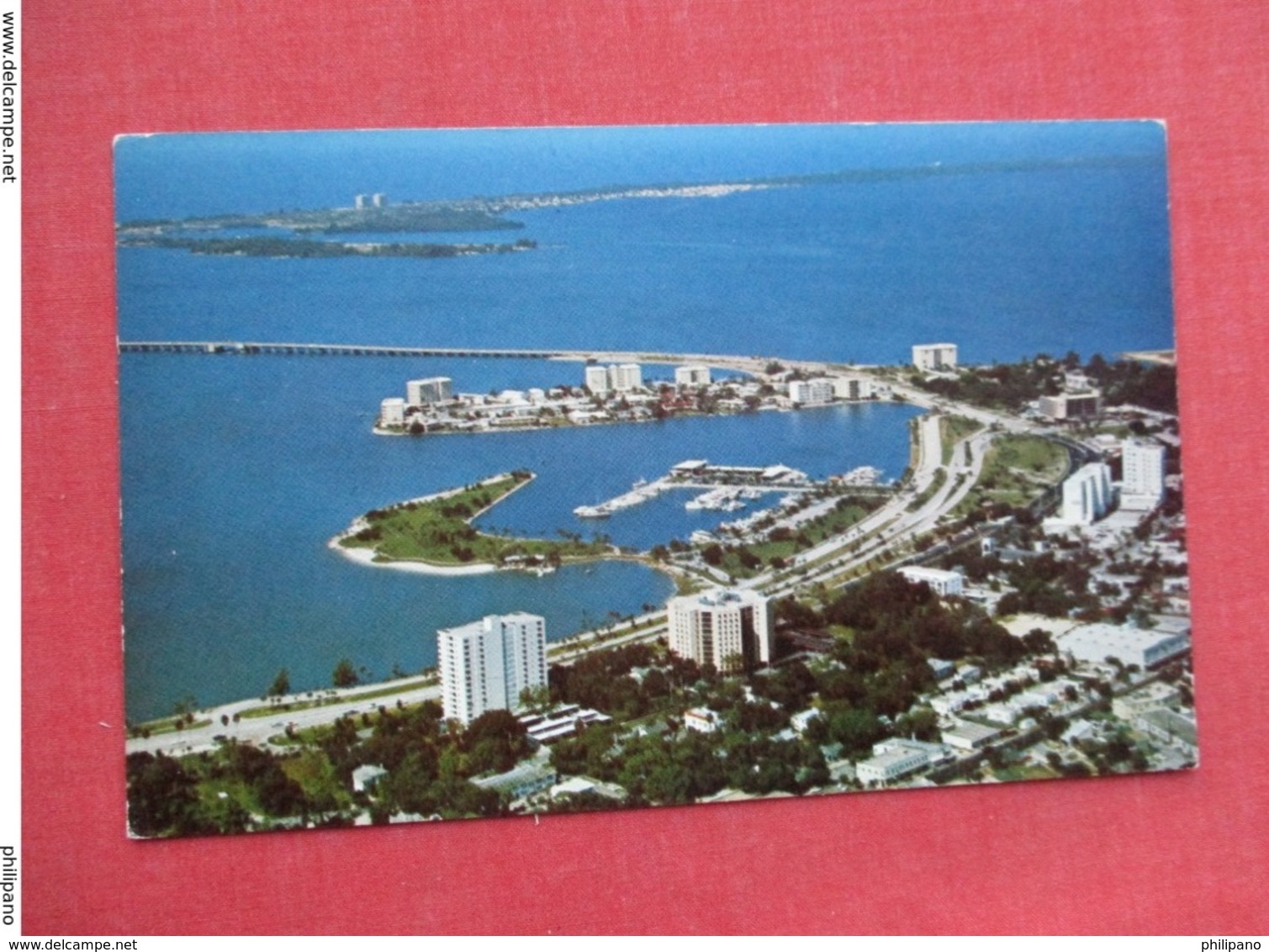 Florida > Sarasota    Aerial View Marina Jack  Bird Key & Longboat Key Ref 3632 - Sarasota