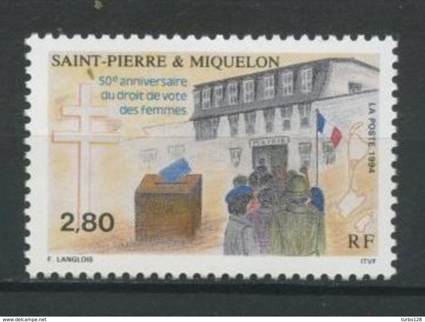 SPM MIQUELON 1994 N° 597 ** Neuf MNH Superbe C 1.65 € Droit De Vote Des Femmes Women - Neufs