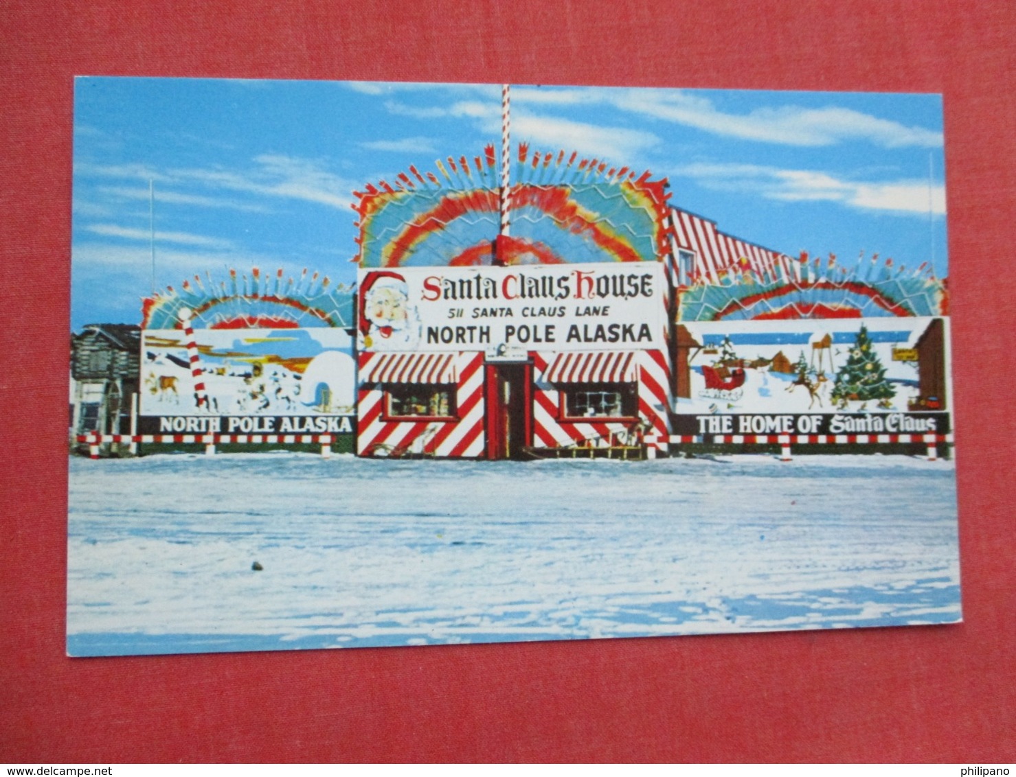 Non Mailable Advertising  Santa Claus House  North Pole Alaska   Ref 3632 - Werbepostkarten