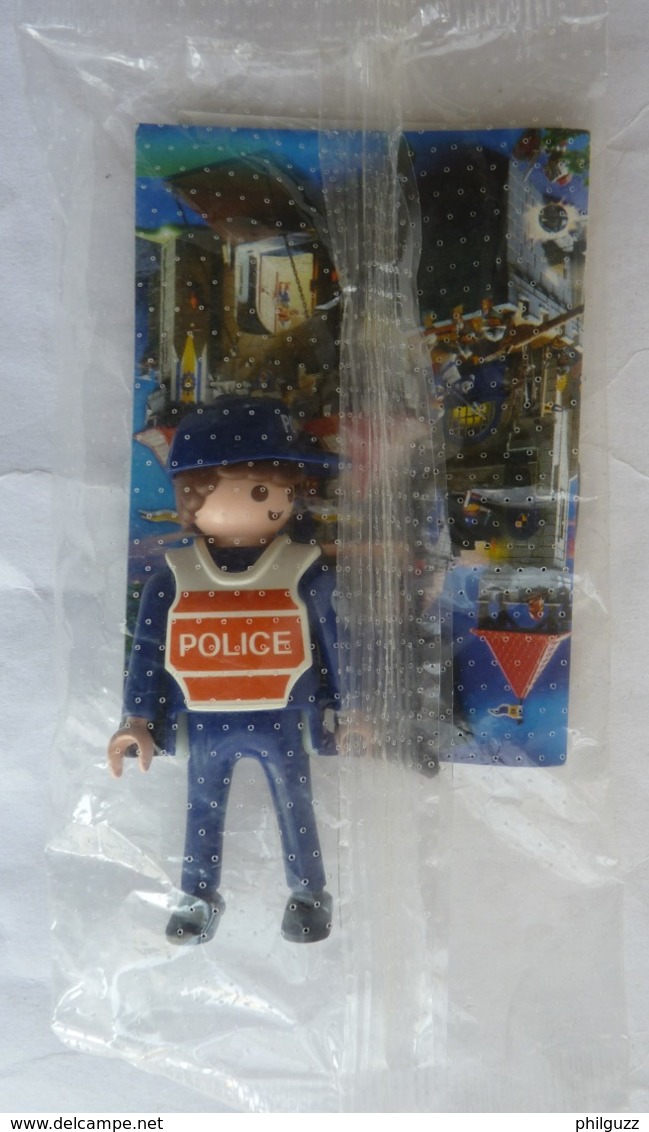 RARE PLAYMOBIL Siglé POLICE NATIONALE FRANCAISE EN SACHET NEUF Hors Commerce DANS SON EMBALLAGE SCELLE - Playmobil