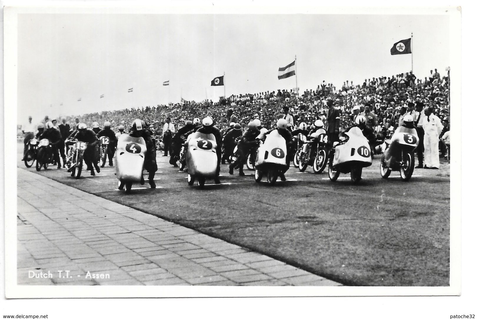 Carte-photo...Assen...Dutch T.T ...départ... - Sport Moto