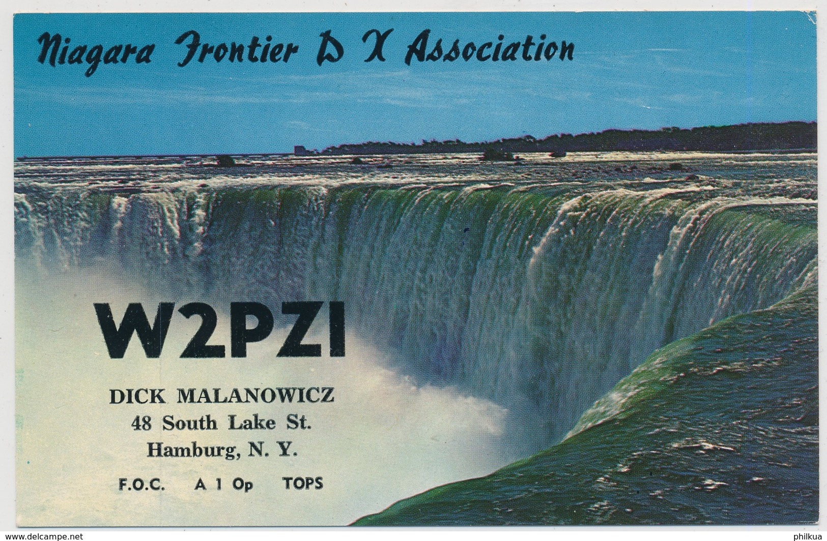 Niagara Frontier - Hamburg New York - Amateurfunkerkarte - 1966 - Autres & Non Classés