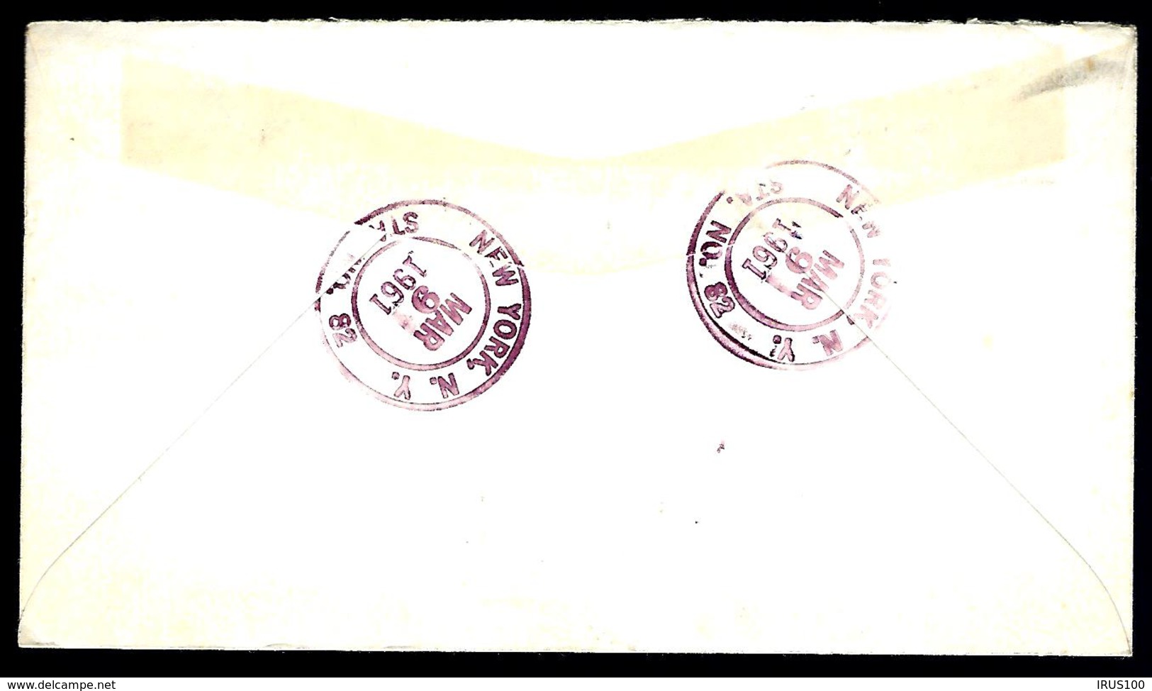 LETTRE EN PROVENANCE DE NEW YORK - TIMBRES MONTICELLO EN BLOCS DE 4  - - 1861-65 Stati Confederati