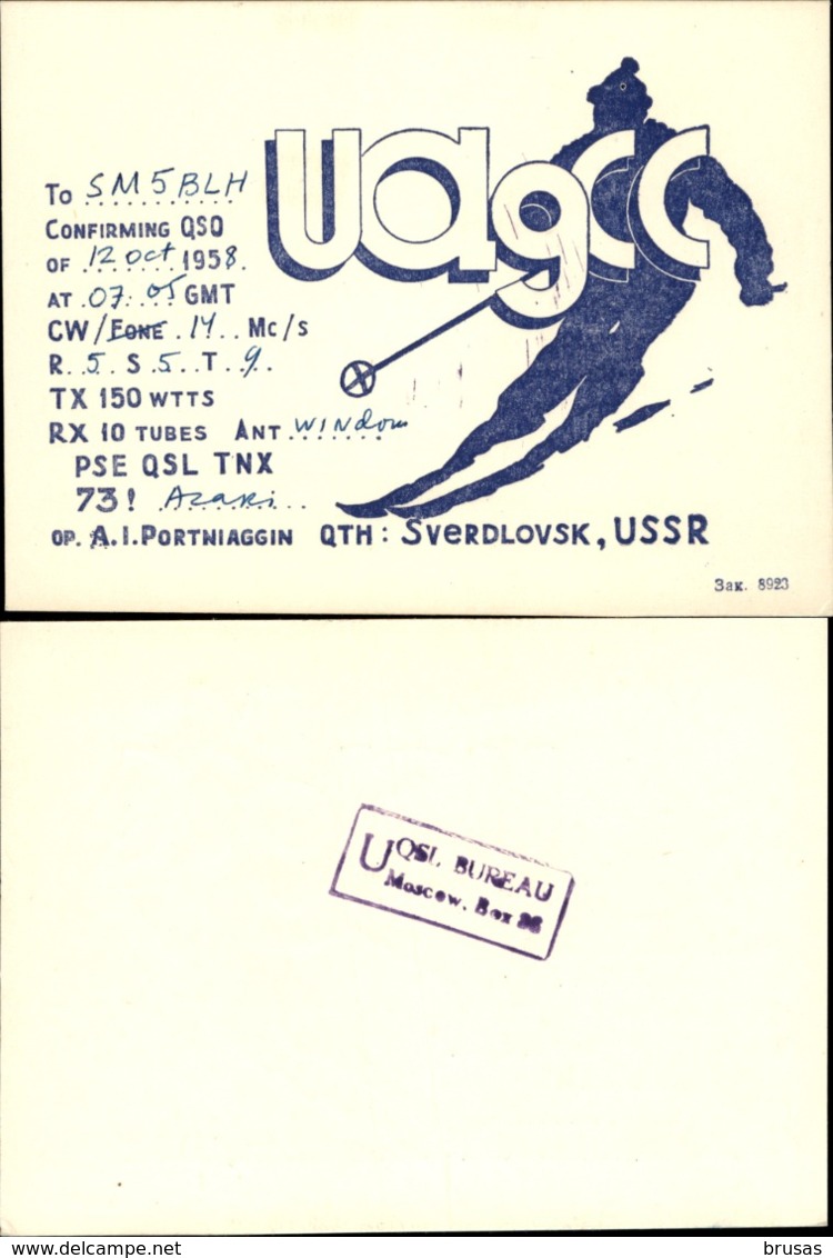 Soviet Union - 10 QSL Cards, Radio Amateur - Radio Amatoriale