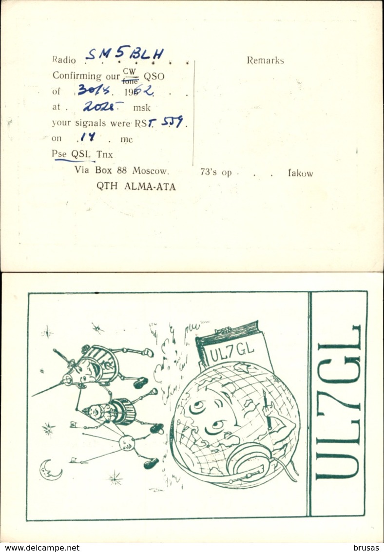 Soviet Union - 10 QSL Cards, Radio Amateur