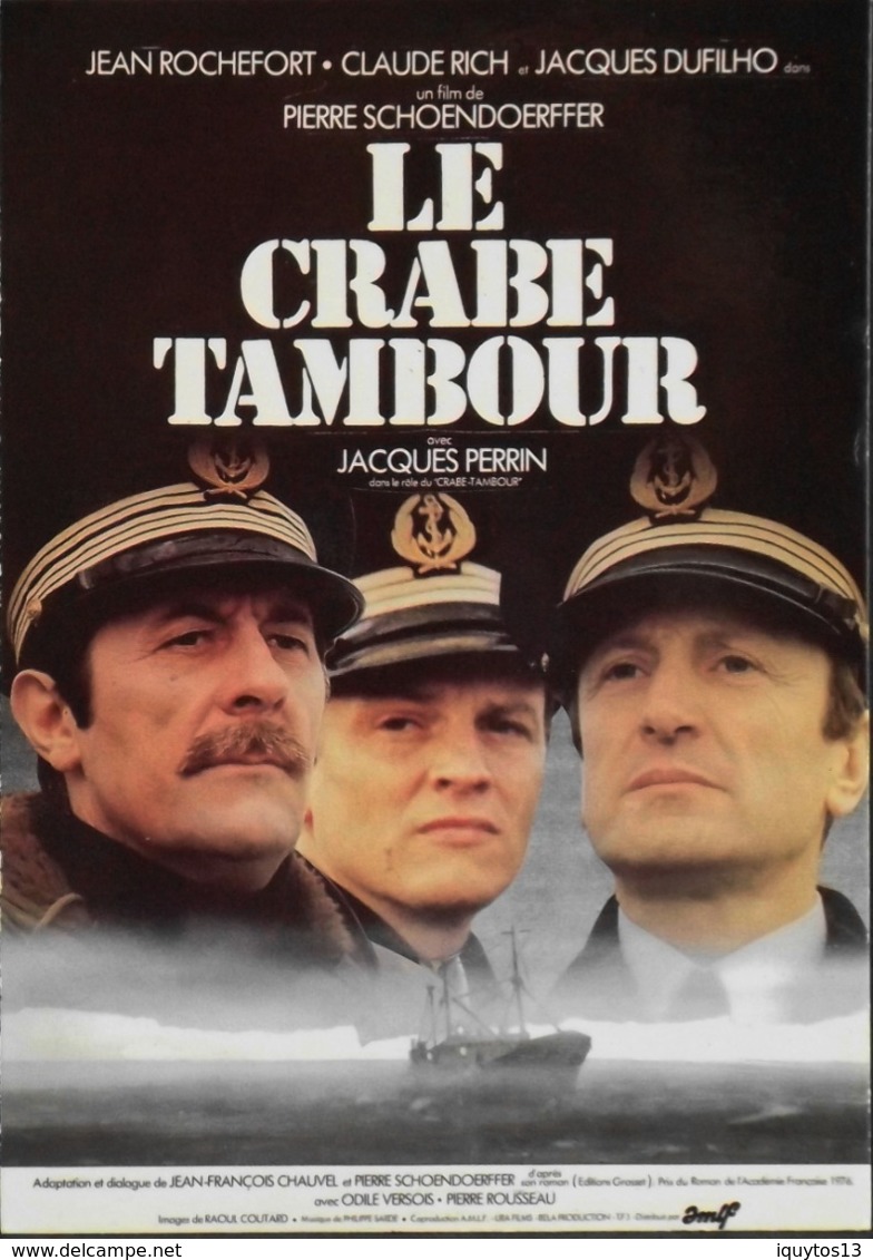 CPM. > Cinema > Affiches Sur Carte > Jean Rochefort - Le Crabe Tambour - TBE - Affiches Sur Carte