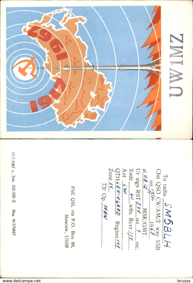 Soviet Union - 10 QSL Cards, Radio Amateur - Radio Amatoriale