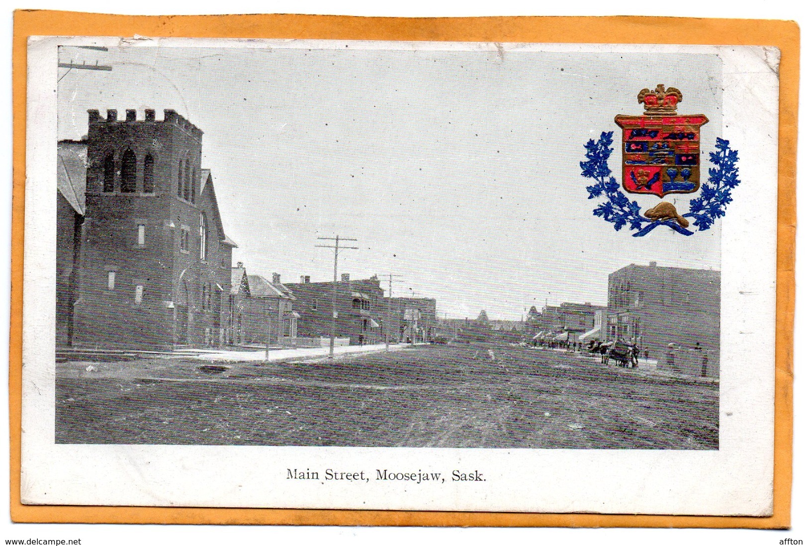 Moose Jaw Saskatchewan Canada 1906 Postcard - Other & Unclassified