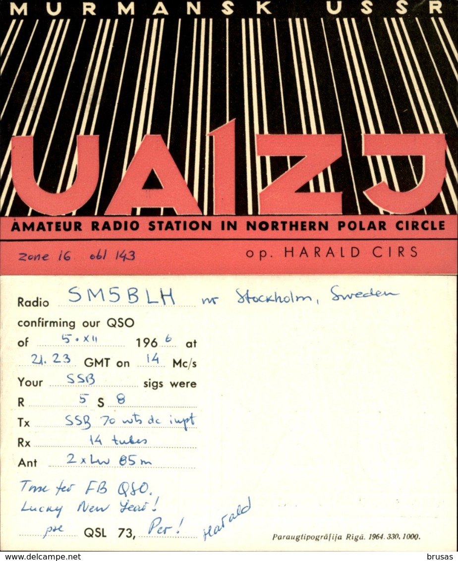 Soviet Union - 10 QSL Cards, Radio Amateur