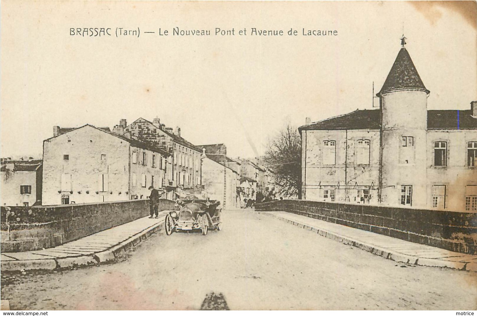 BRASSAC - Le Nouveau Pont Et Avenue De Lacaune. - Brassac