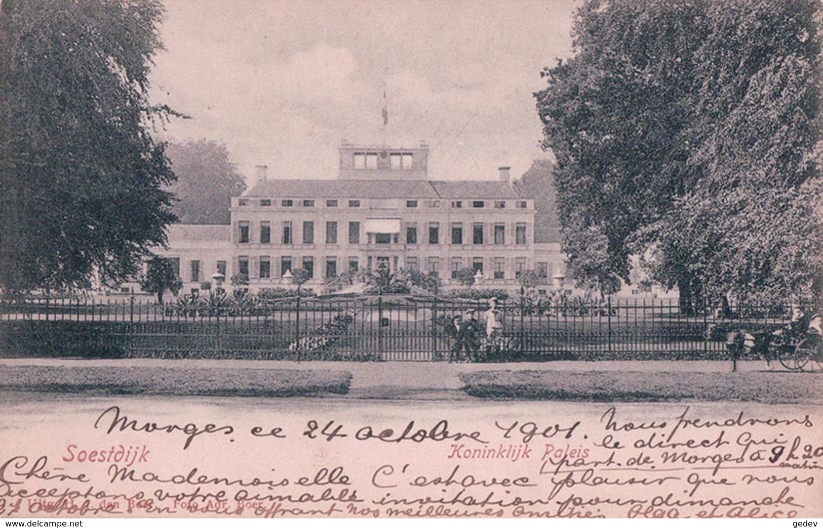 Pays-Bas, Baarn, Palais De Soestdijk (25.10.1901) - Baarn