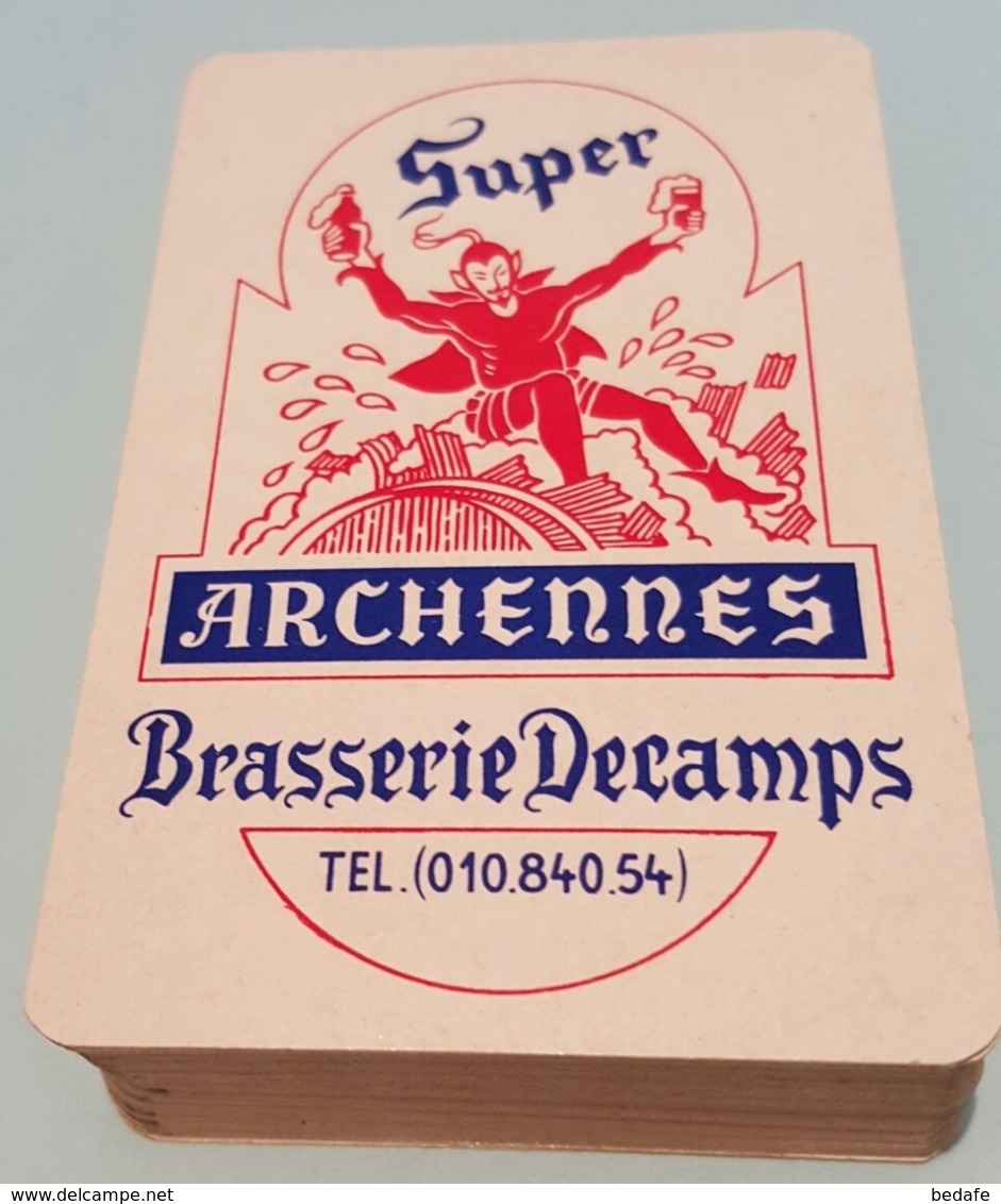 Jeux de cartes complet Brasserie DECAMPS  ARCHENNES 54 CARTES