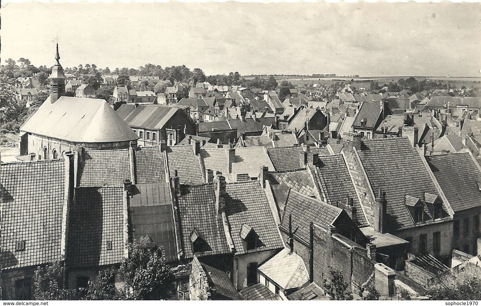 2019 - PAS DE CALAIS - 62 - SAINT POL SUR TERNOISE CPSM PF NB  - En Avion Au Dessus - Vue Générale - Saint Pol Sur Ternoise