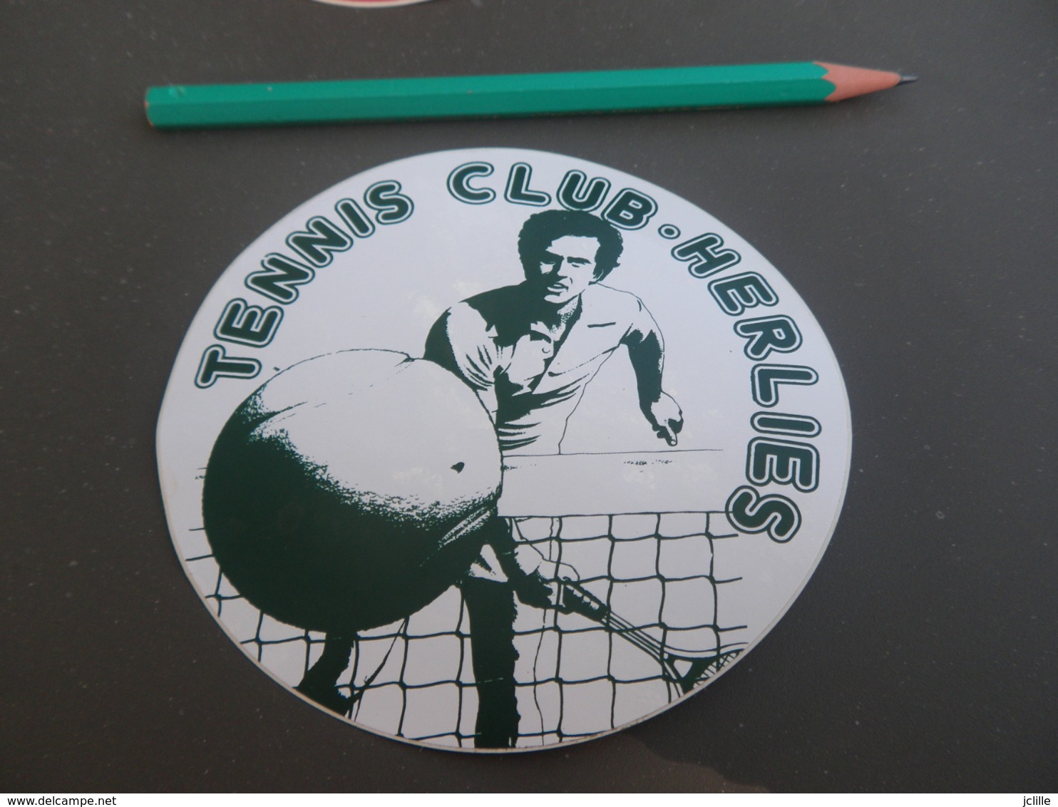 Autocollant - Ville - HERLIES - TENNIS CLUB - Stickers