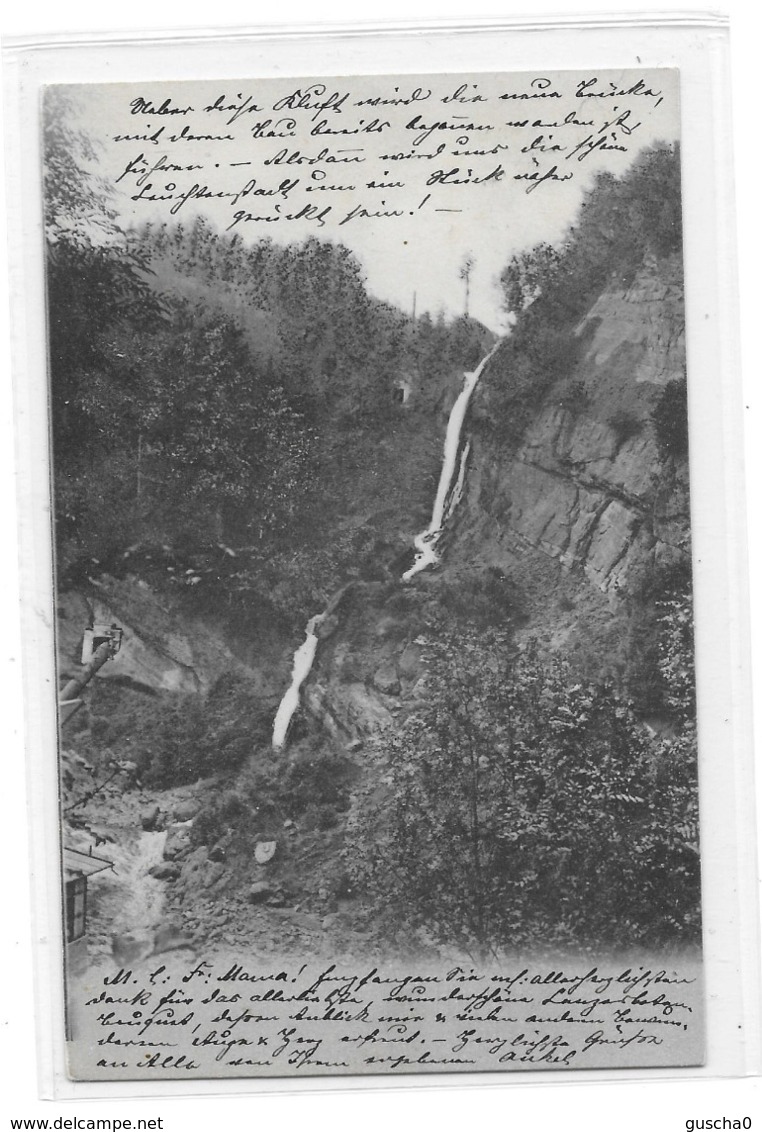 1908, Wasserfall Im Sittertobel St. Gallen - San Gallo