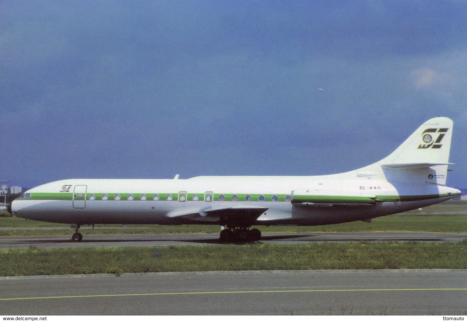 Atlantic Aviation Services  -  Caravelle 3  -  EL.AAG C/n 254 In 1984   -  CPM - 1946-....: Modern Era