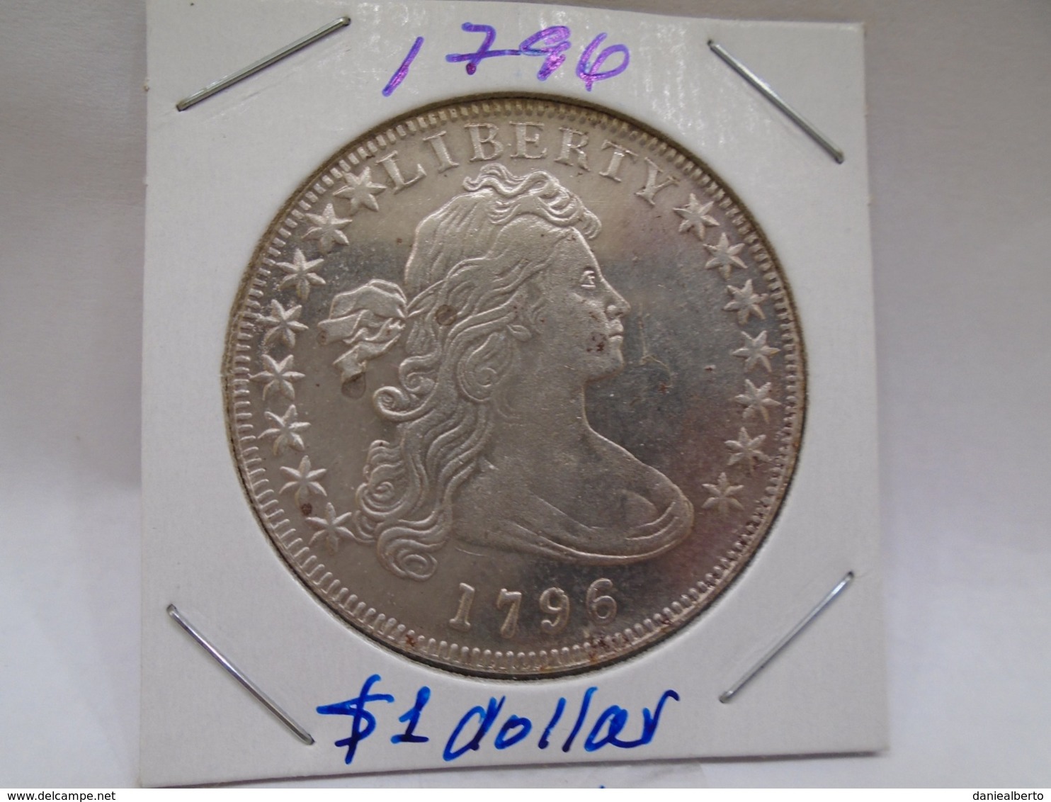 U.S.A., One Dollar 1796,Beautiful, Circulate, Brilliant, XF , I Do Not Its Authenticity, I Am Not From THERE. XF - Collections