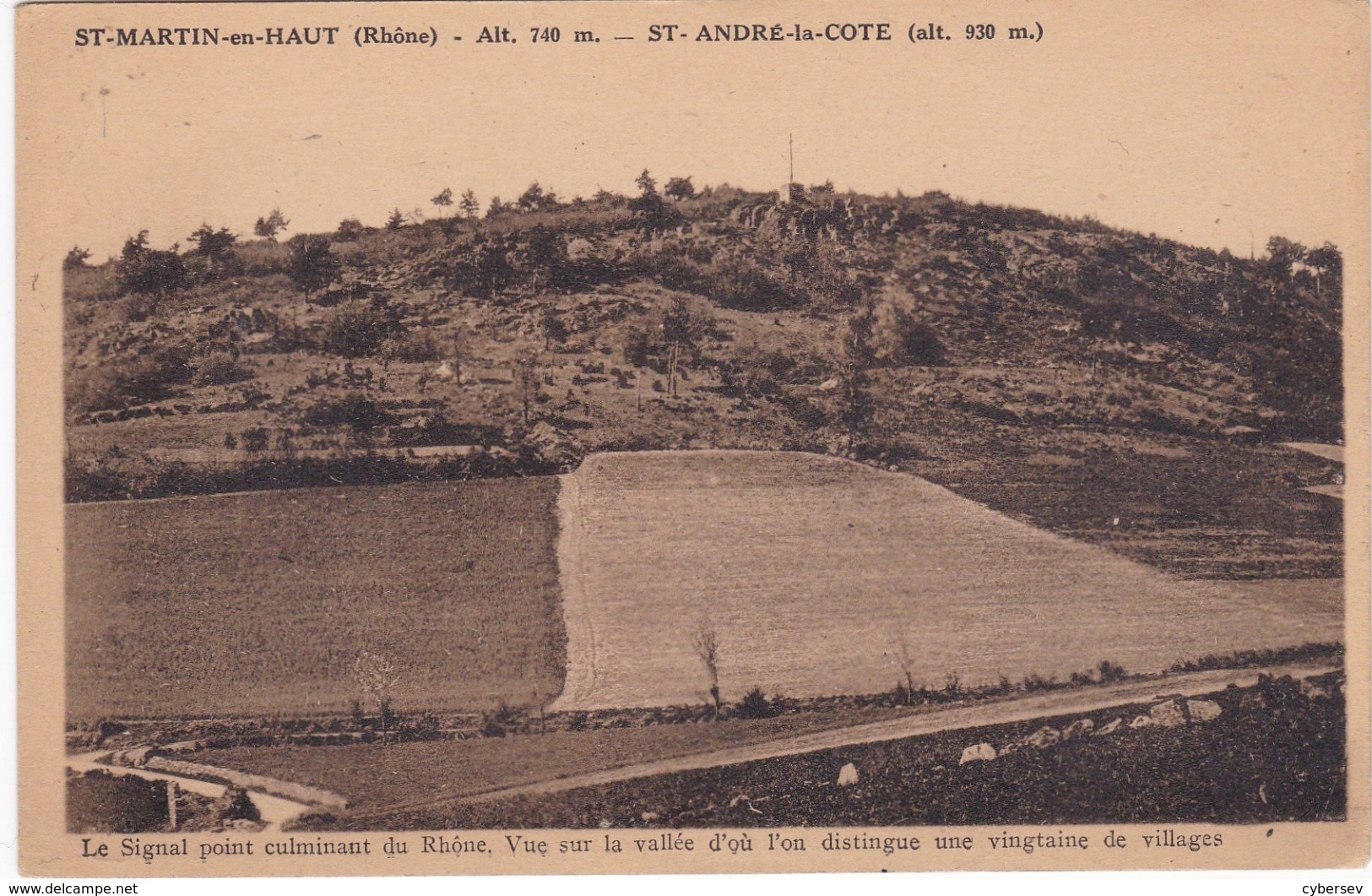 SAINT-MARTIN-en-HAUT - Alt. 740 M - SAINT-ANDRE-la-COTE - Alt. 930 M - Saint-André-la-Côte