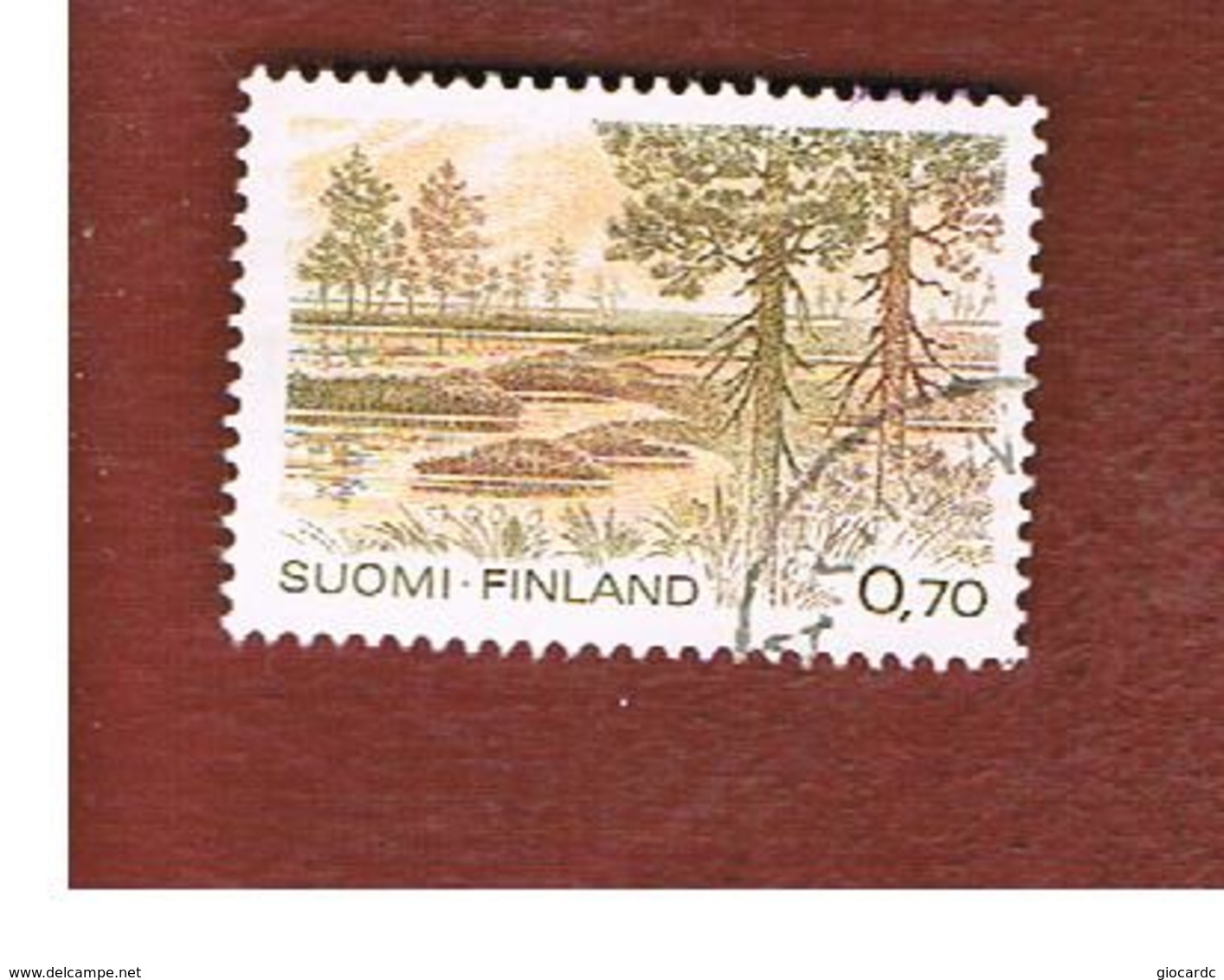 FINLANDIA (FINLAND) -  SG 979        -    1981  NATIONAL PARK: KAUHANEVA          -   USED ° - Usados