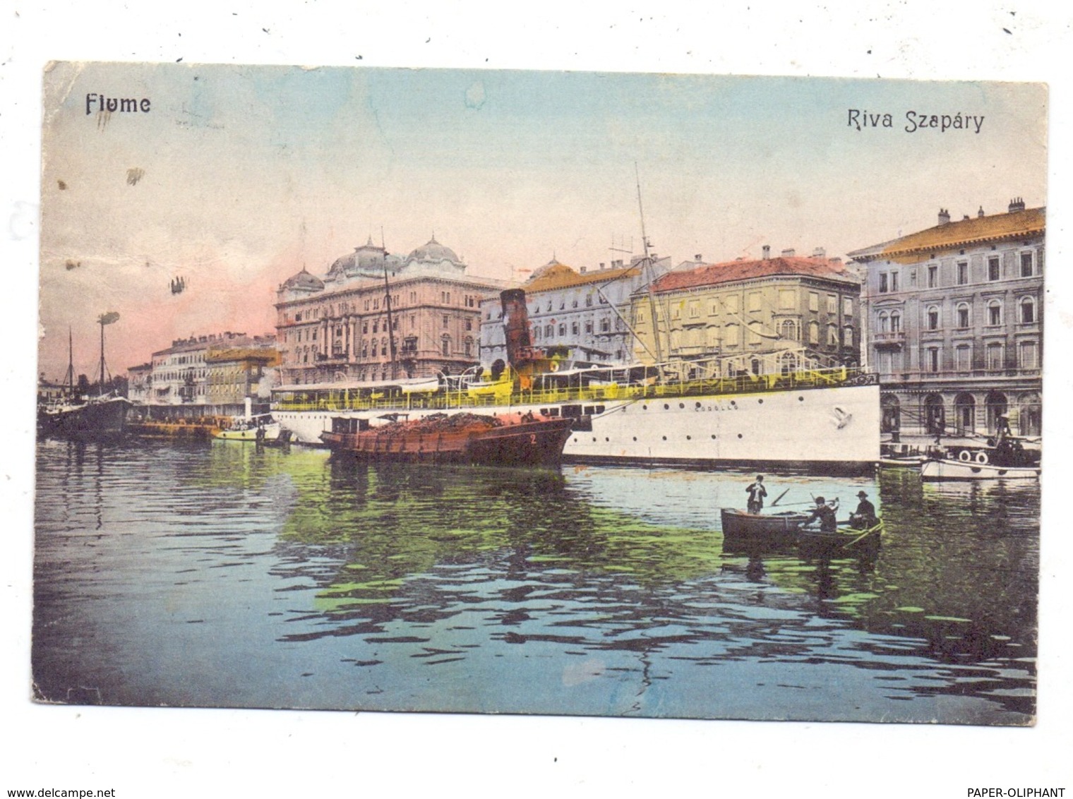 HR 51000 RIJEKA / FIUME, Riva Szapary, MS CODOLLO, 1912 - Kroatien